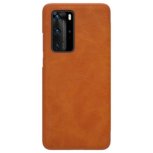 Nillkin Leather Phone Case For Huawei P Pro Smartphone Brown