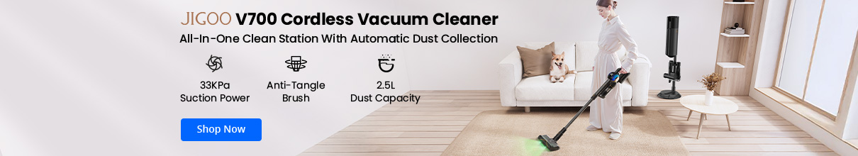 JIGOO V700 Cordless Vacuum Cleaner