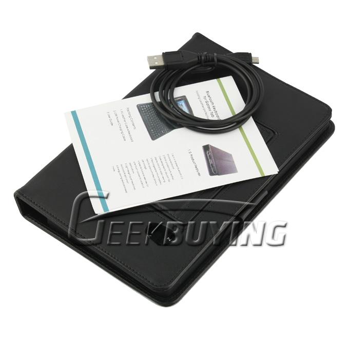 Protective Wireless Bluetooth Keyboard Case Cover for Galaxy Tab P1000