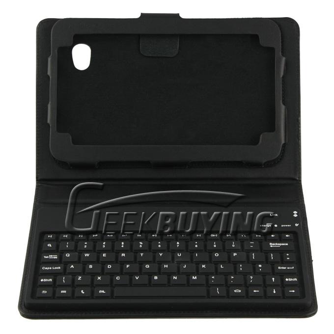 Protective Wireless Bluetooth Keyboard Case Cover for Galaxy Tab P1000