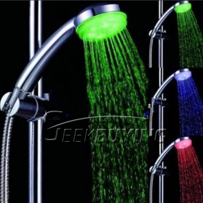 Fashion Hot Selling Temperature Control Color Change LED Faucet LED Spray Shower Head