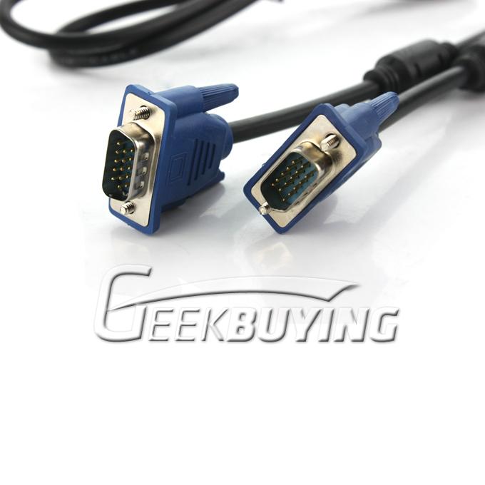 5FT SVGA VGA Monitor M/M Male To Male Extension Cable 5