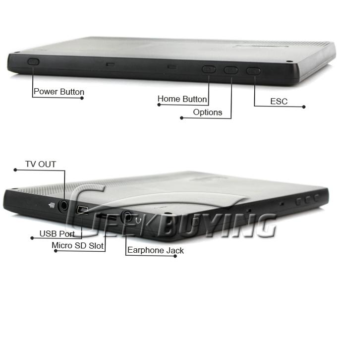 Onda VX610W Deluxe 8GB Android4.0 Cortex-A10 1.5GHz 7' Multi Capacity 2160P 3G WiFi 3D Video Black