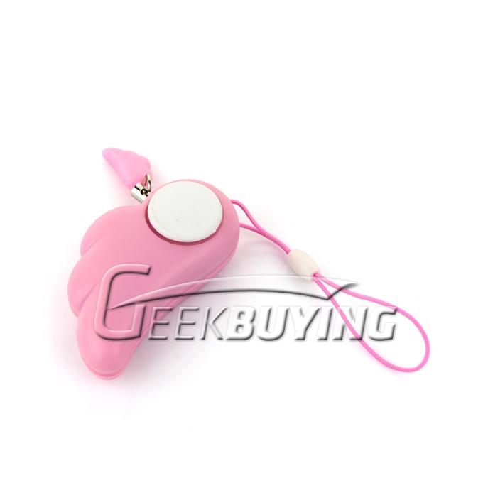 Guardian Angel Pink Wing Self-protection Security Alarm for Mobile Phone and Personal Belonging