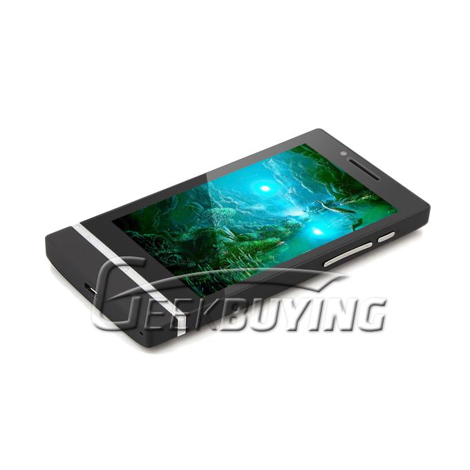 X26i MT6575 Dual Core 1 GHz 4inch Android 4.0 OS Smartphone GPS WIFI GSM + WCDMA 3G 512MB Unlocked cellphone - Black