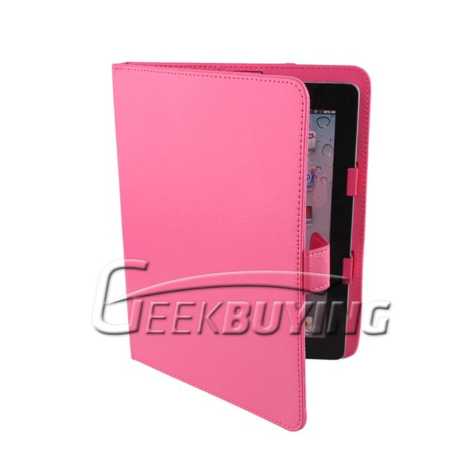 9.7 Inch Leather Tablet Case Eken A90 Cube U19GT Onda Vi40 iPad 1 2 3 Visture Hot Pink