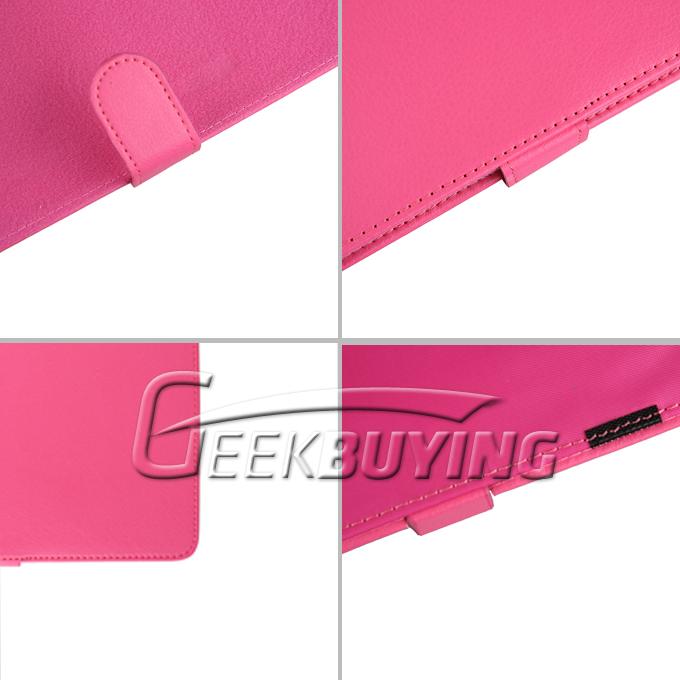 9.7 Inch Leather Tablet Case Eken A90 Cube U19GT Onda Vi40 iPad 1 2 3 Visture Hot Pink