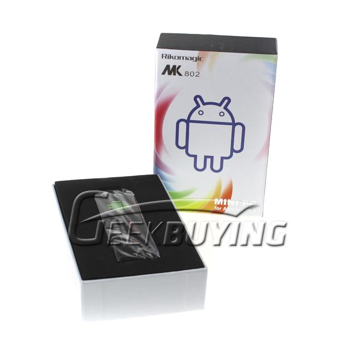 Rikomagic MK802 II Mini PC Android 4.0 Android TV Box A10 Cortex A8 1GB RAM 4G ROM HDMI TF Card---- Black