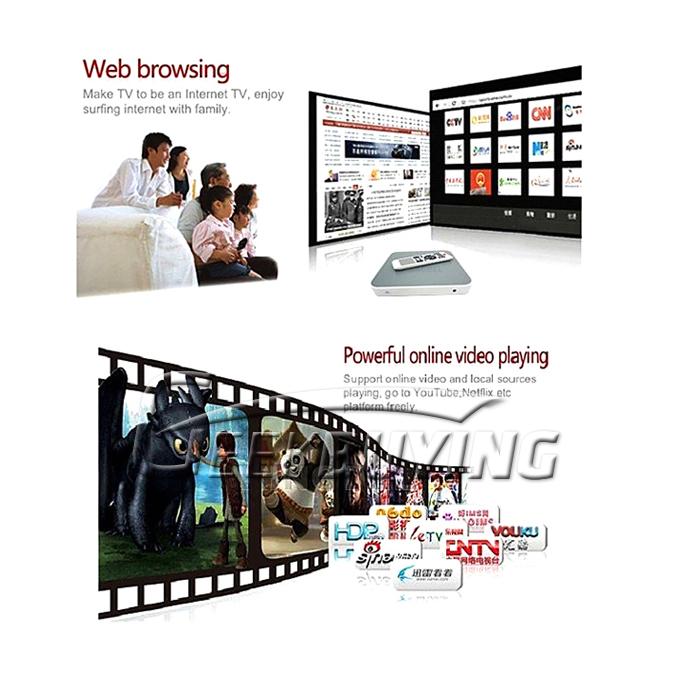 GV-16 Android TV Box Mini PC w/ Android 4.0 Boxchip A10 Cortex A8 1.2Ghz 1G/4G Wifi AV Out HDMI Remote Control--White