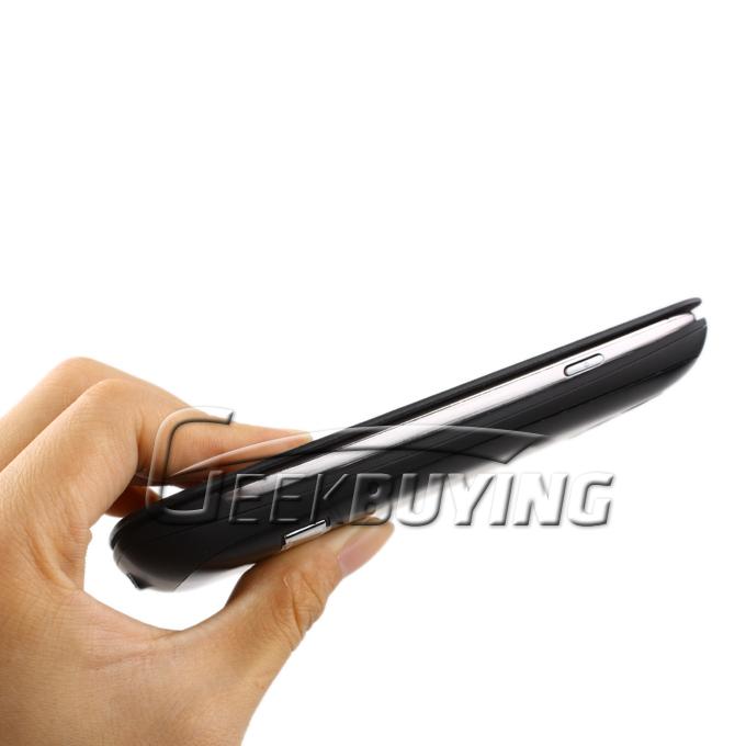 3200mAh External Backup Battery Charger Case with Protective Leather Cover for Samsung GALAXY S III S3(i9300) Black