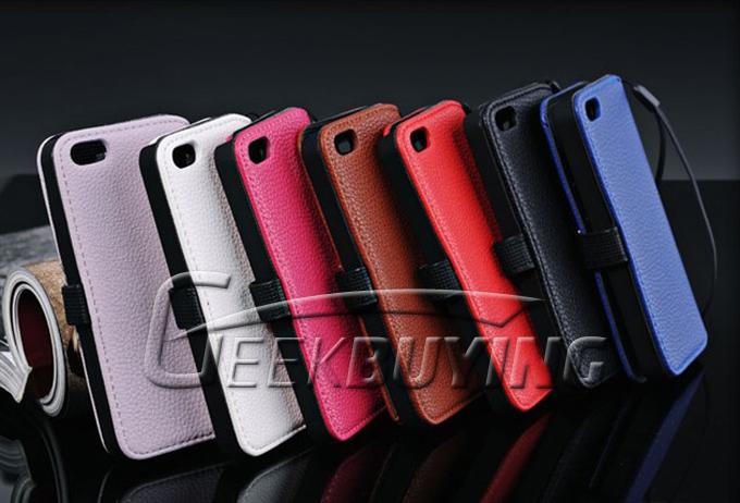 Brand New Wallet Protective Great Button Leather Case Cover For iPhone 5S 5 - Rose