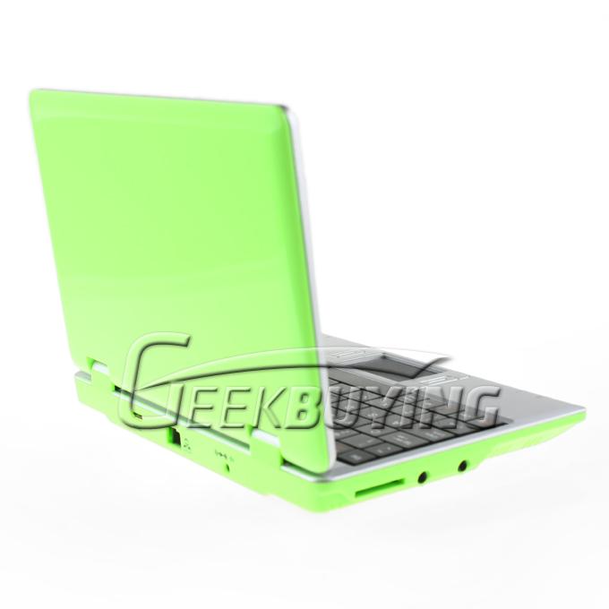 7 inch Q706 Android 4.1 Mini Notebook Laptop PC with Camera /WiFi/RJ45 Port (CPU VIA 8850 1.5GHZ DDR3 RAM 512MB HD 4GB)---Green