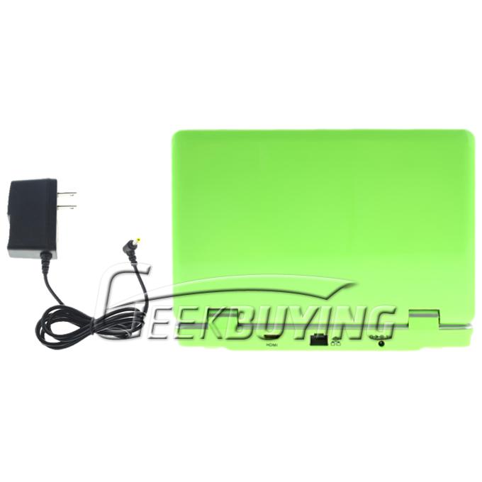 7 inch Q706 Android 4.1 Mini Notebook Laptop PC with Camera /WiFi/RJ45 Port (CPU VIA 8850 1.5GHZ DDR3 RAM 512MB HD 4GB)---Green