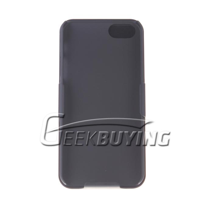 Belt Clip Holster Hard Case Cover+Slider With Kick Stand for iPhone 5S 5 - Black