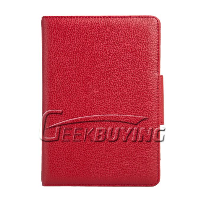 Brand New Wireless Detachable Keyboard Leather Case with Stand For iPad Mini - Red