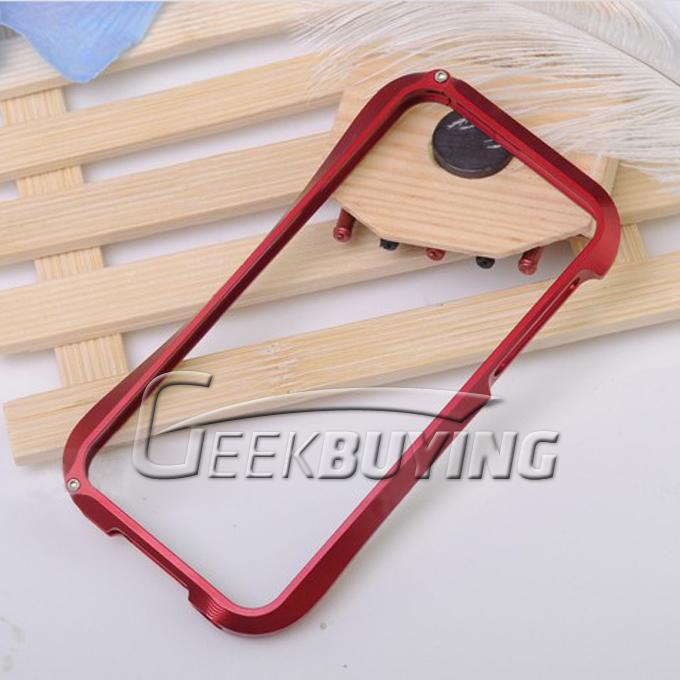 New Aluminum Metal Protective Frame Bumper Case Cover For iPhone 5S 5 - Red