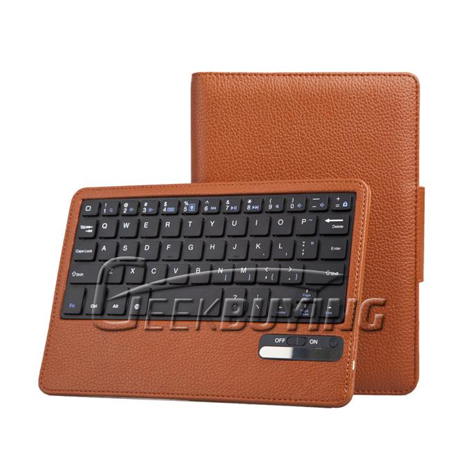 Brand New Wireless Detachable Keyboard Leather Case With Holder For iPad Mini - Brown