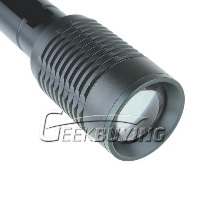 Cree XM-L T6 5-Mode 1000LM White LED Convex Lens Flashlight