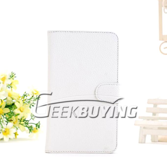 Brand New Card Great Leather Protective Case Cover With Holder For Galaxy NOTE 2 II N7100 White