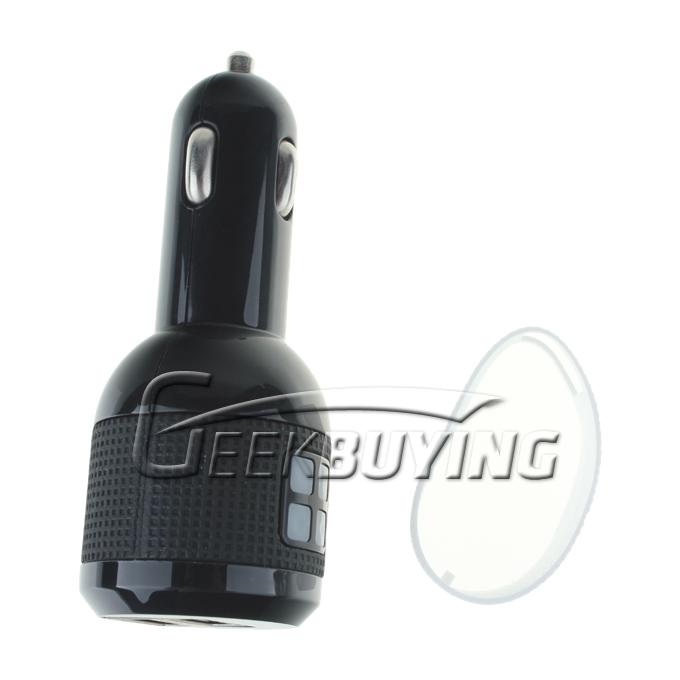 New 2-Port USB Car Charger Adaptor for iPhone 3G 3GS 4 4S iPod Touch Black