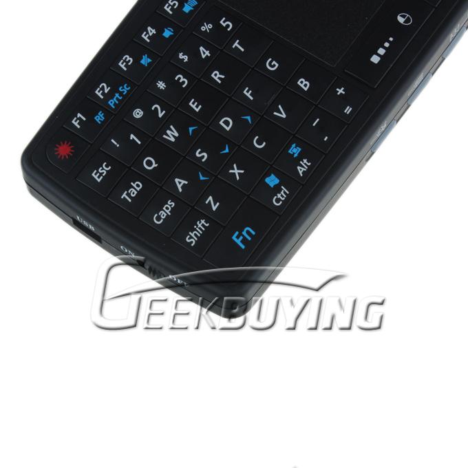 160RF 2.4 G Wireless keyboard + Touchpad Mouse +LED Lighting Purple Light-----Black