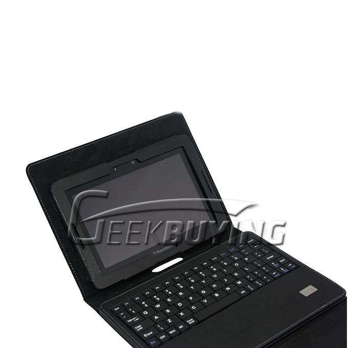 Wireless Keyboard Folding Folio Leather Stand Case for Blackberry Playbook Tab 7 inch