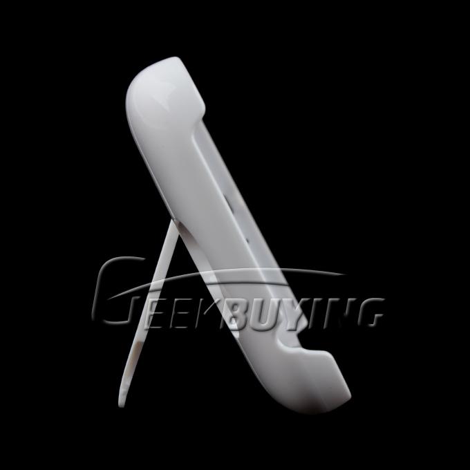New 3200mAh External Backup Battery Case Cover with Holder Power Bank for Galaxy Note2 N7100 White