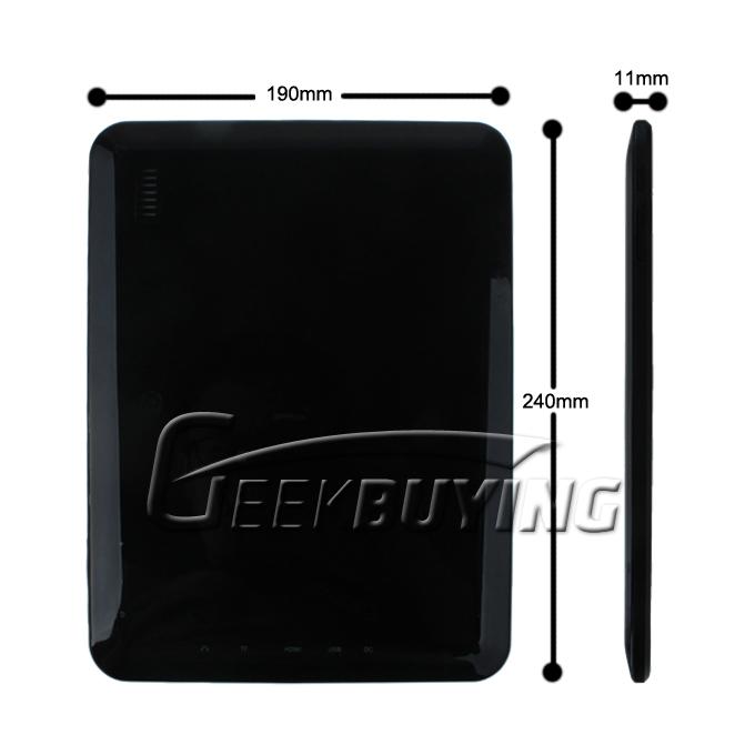 9.7 inch 907C RK3066 CPU 1.5GHz Android 4.1 Tablet PC 1GB RAM 8GB ROM Black