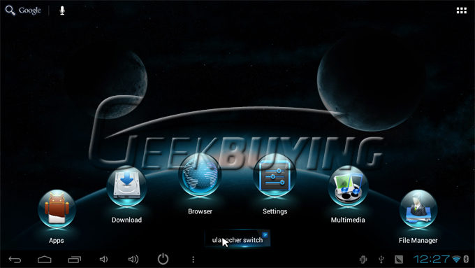 Uhost 2 Dual Core Android TV Box Mini PC RK3066 Cortex-A9 1.6GHZ 1GB RAM 4G ROM with WIFI/Skype/XBMC---Black