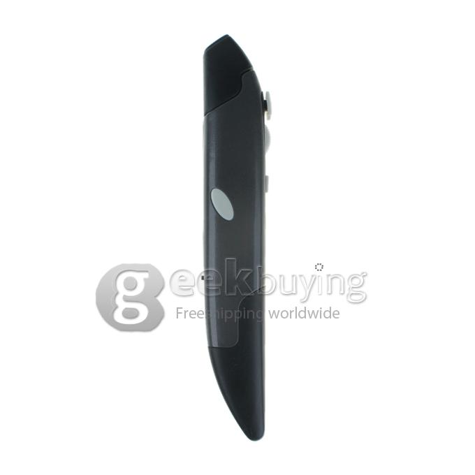 GM60 2.4G Pen Mouse Pen-Shaped Adjustable 500/1000 DPI Wireless Mouse + USB 2.0 Reciever - Black
