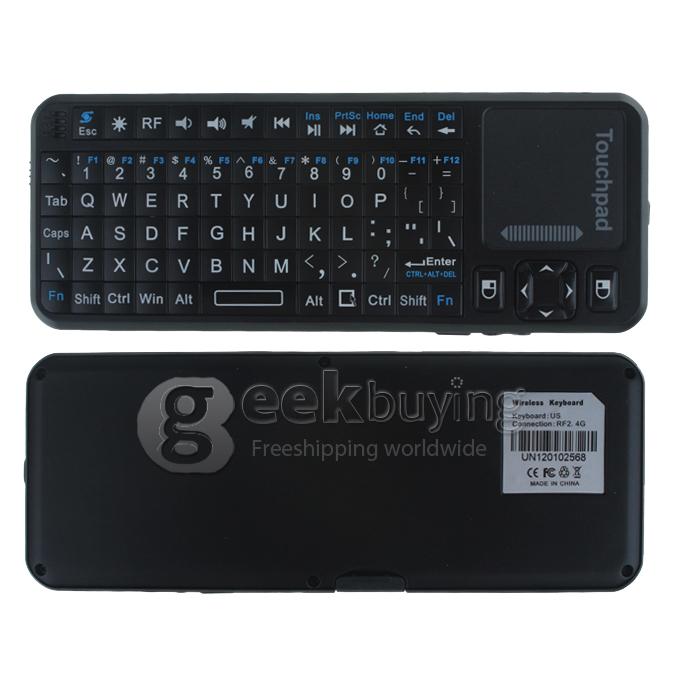 iPazzPort KP-810-10A Mini 2.4G Wireless Keyboard& Touchpad&Laser Pointer for PC/Android TV Box
