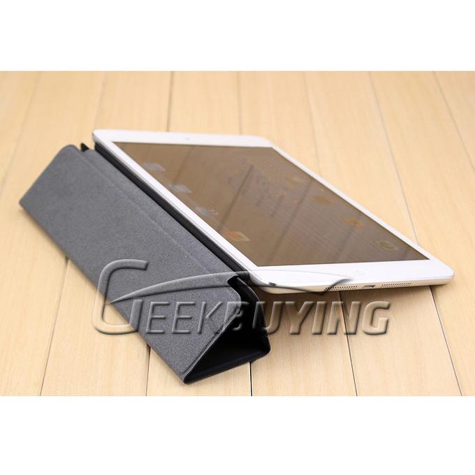 Brand New Fashion Magnetic PU Leather Wake/Sleep Stand Case Cover for iPad Mini Black