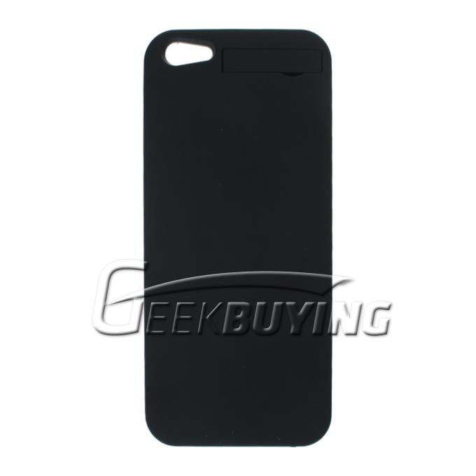Brand New 2000mah Portable External Backup Power Bank Case For iPhone 5S/5 - Black