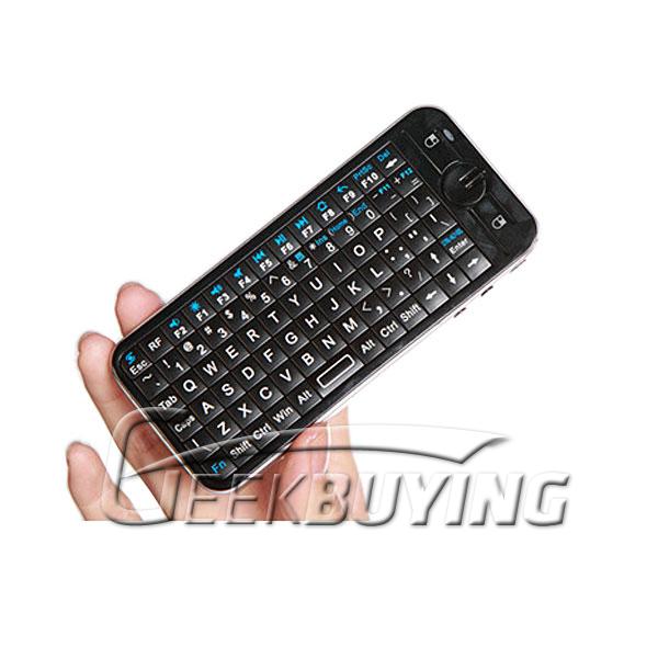 KP-810-16 IPazzPort 5 in 1 Mini Wireless 2.4GHz Keyboard Fly/Air Mouse with 2 Mode Learning IR Remote(005)