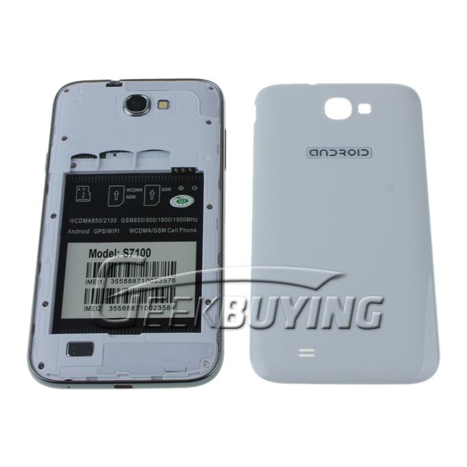 Star S7100 5.3 Inch QHD Screen MTK6577 Dual Core Smartphone 5.0MP Camera Android 4.1 OS with 3G/GPS - White