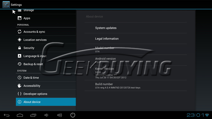 UHost U1A Mini PC Google Android 4.0 TV BOX Allwinner A10 1Ghz1GB DDR3 4G Storage Built in Mic