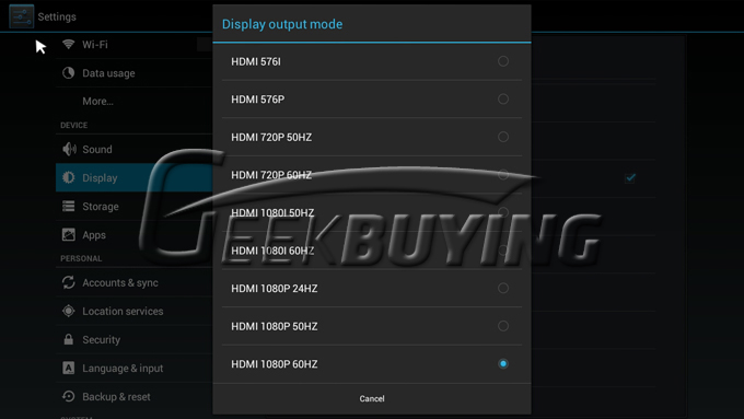 UHost U1A Mini PC Google Android 4.0 TV BOX Allwinner A10 1Ghz1GB DDR3 4G Storage Built in Mic