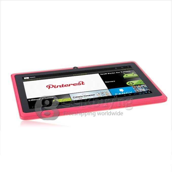 7 inch Android 4.0 Tablet PC Capacitive Touch Screen Actions ATM7013 512MB 4GB Pink