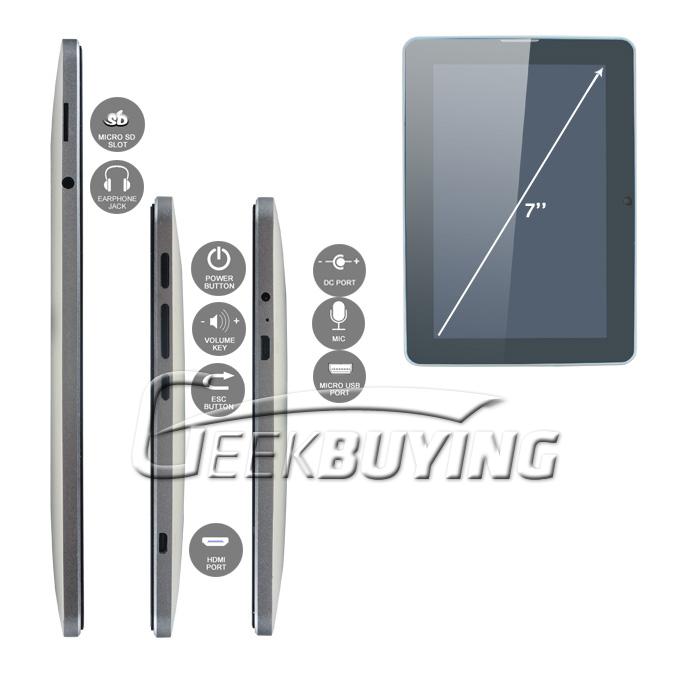 PiPo U1Pro 7 Inch Tablet PC IPS 1280*800 Dual Core RK3066 1.6GHz 1GB 16GB Android 4.1