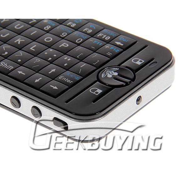 KP-810-16 IPazzPort 5 in 1 Mini Wireless 2.4GHz Keyboard Fly/Air Mouse with 2 Mode Learning IR Remote(005)