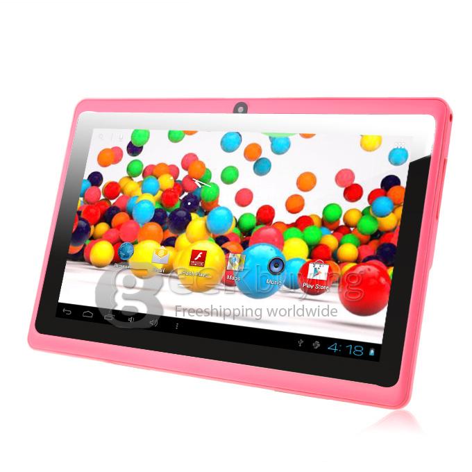 7 inch Android 4.0 Tablet PC Capacitive Touch Screen Actions ATM7013 512MB 4GB Pink
