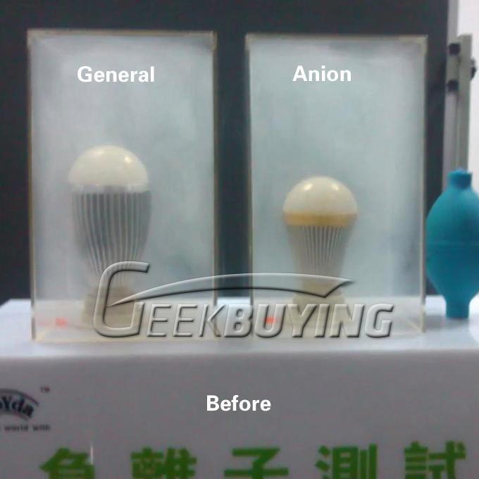 New Hot High-tech E27 5W Pure White Anion LED Lamp Smoke Air Cleaner Purify Sterilize Negative Ion LED Bulb Light