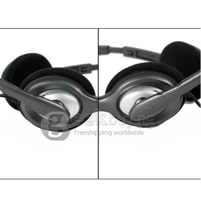 Brand Logitech H110 Stereo Headset Headphone w/Boom Microphone PC headphone Noise Cancelling Telephone Headset