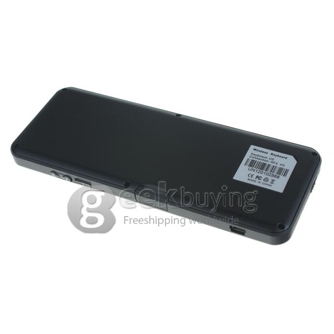 iPazzPort KP-810-10A Mini 2.4G Wireless Keyboard& Touchpad&Laser Pointer for PC/Android TV Box