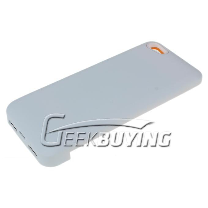 Brand New 2200mah Portable External Backup Power Bank Charger Case For iPhone 5S/5 - White