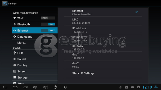 Rikomagic MK802 IIIS RK3066 1.6Ghz Cortex A9 Dual Core Android 4.1 Mini PC TV Box Dongle 1G/8G HDMI Wifi---Black