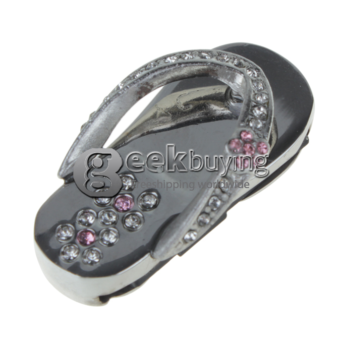 16GB Jewelry Pendant Slippers Shaped USB 2.0 Flash Drive Memory Stick