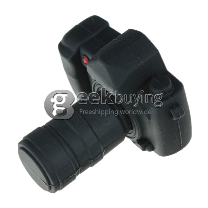 8GB Fashion Creative Camera Style USB 2.0 Memory Stick Flash Drive-Black