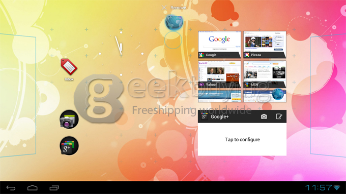 A9 Amlogic 8726-M3 Android 4.0 Google TV Box XBMC 1080P Full Hardware Decoding 3 USB Port RJ45 Port Remote Included