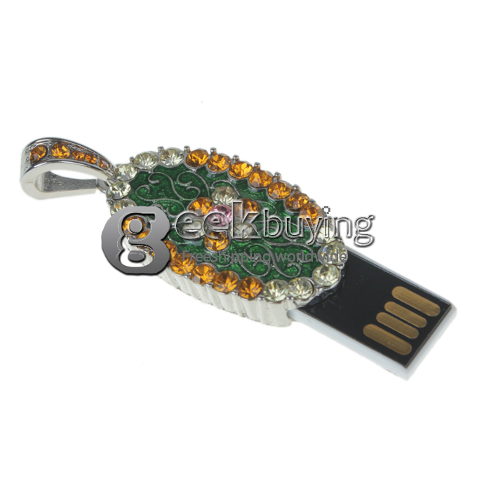 16GB Jewelry Pendant Shaped USB 2.0 Flash Drive Memory Stick